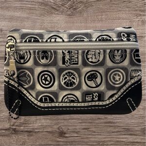 Marvel Comics Black and Gray Women's Watch Pouch